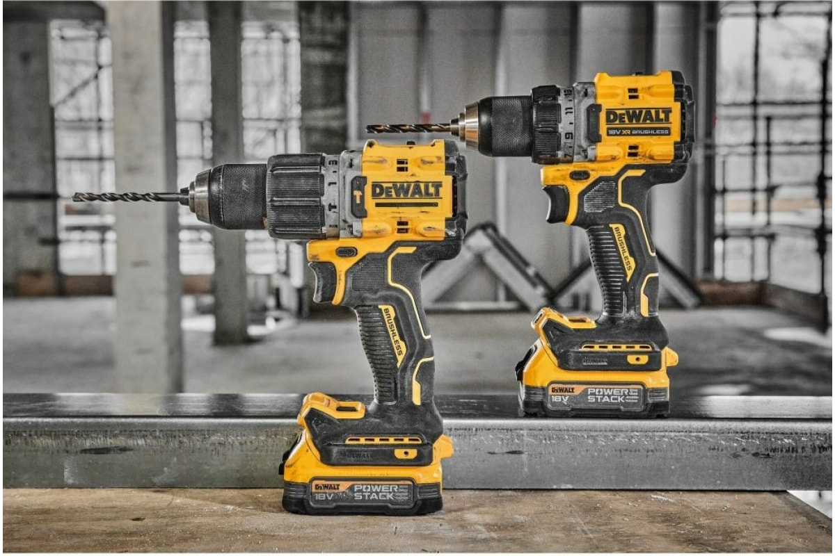 Ударная дрель-шуруповерт DeWalt Powerstack DCD805E1T-QW