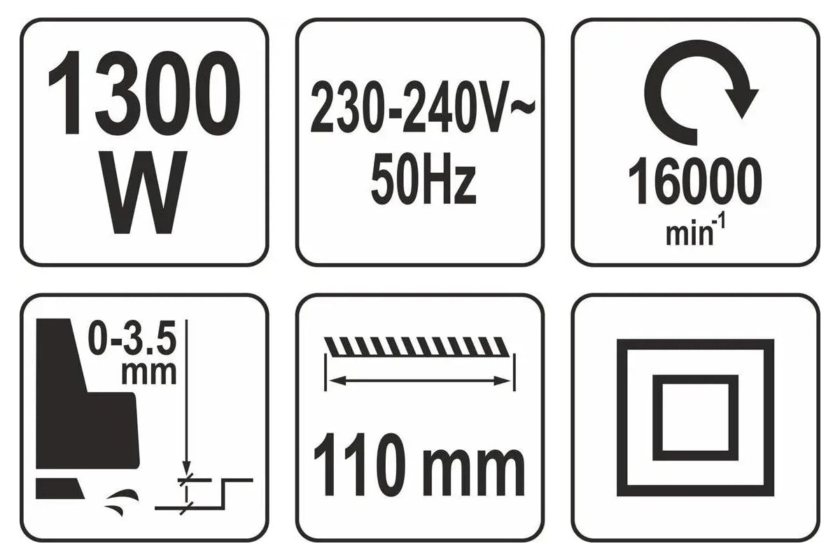 Электрорубанок Yato 1300 Вт YT-82144
