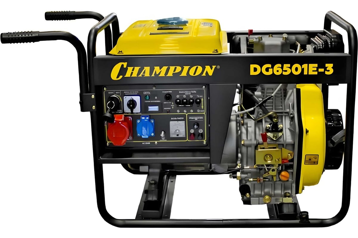 Дизельный генератор Champion DG6501E-3