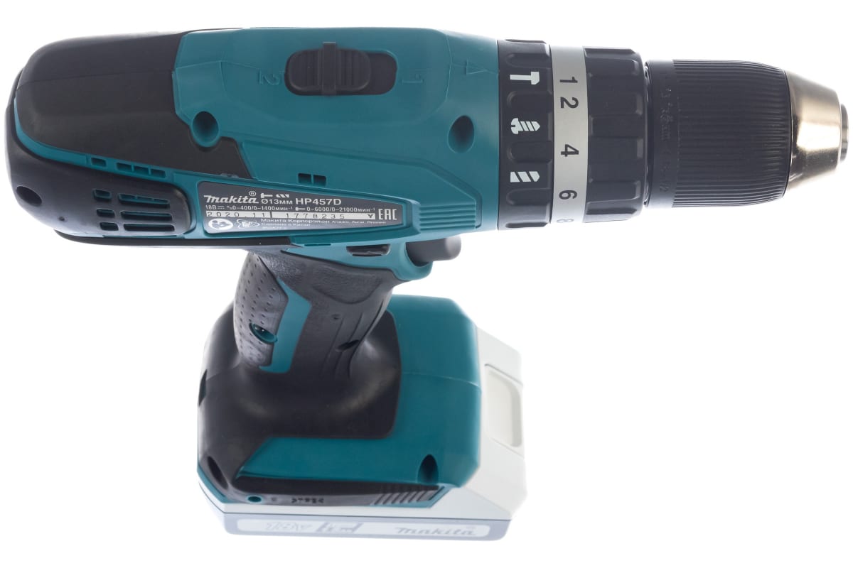 Аккумуляторная дрель-шуруповерт Makita HP457DWE