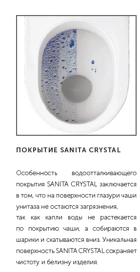 Подвесной унитаз Sanita Luxe Attica ATCSLWH0102 без микролифта