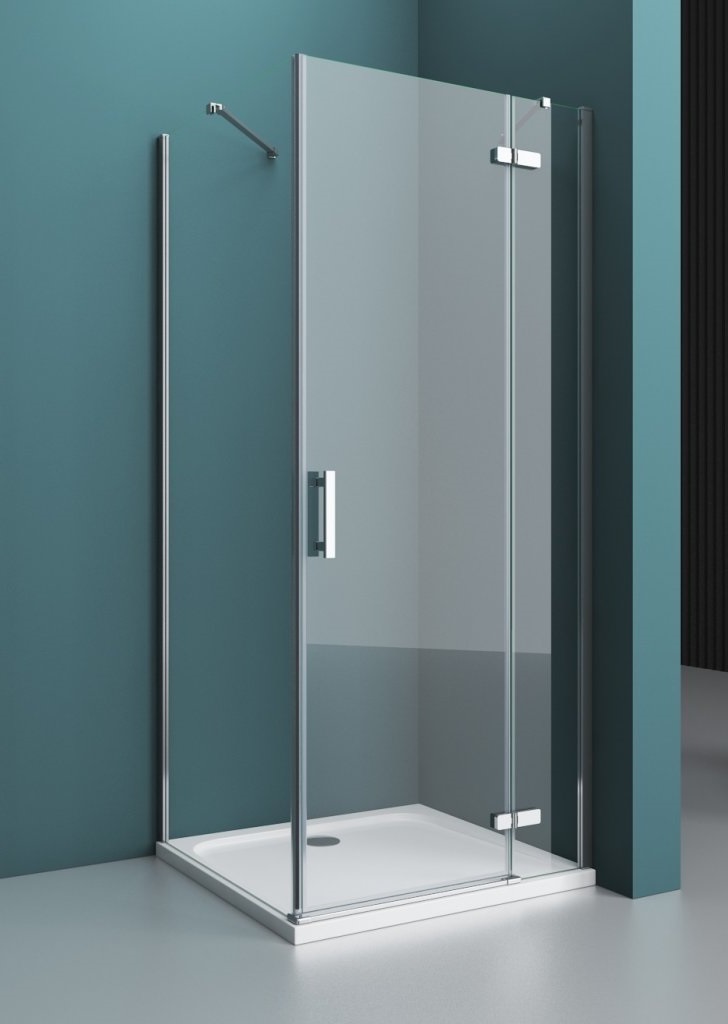 Душевой уголок BelBagno KRAFT-AH-12-90/100-C-Cr-R 90x100 прозрачный, хром, правый