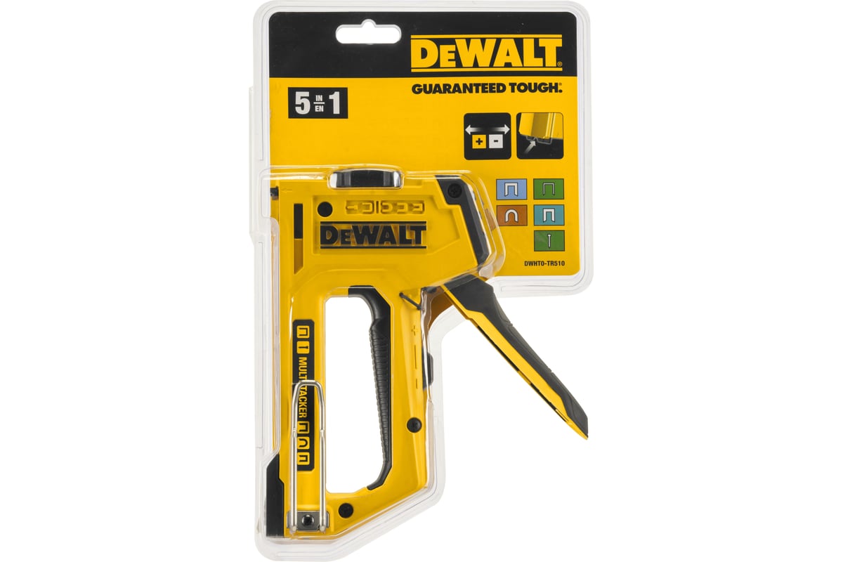 Степлер DeWalt 5 видов крепежа DWHT0-TR510