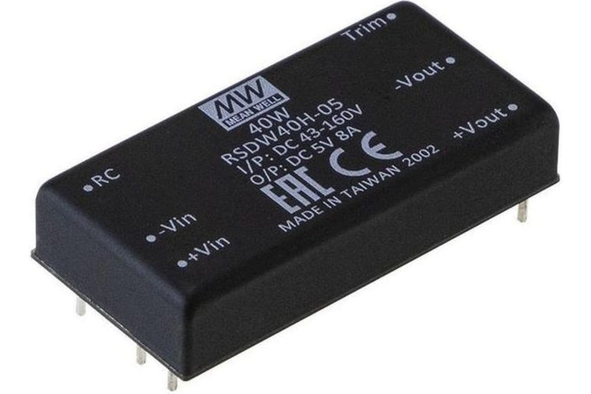 Преобразователь Mean Well DC-DC RSDW40F-12 Т03628401