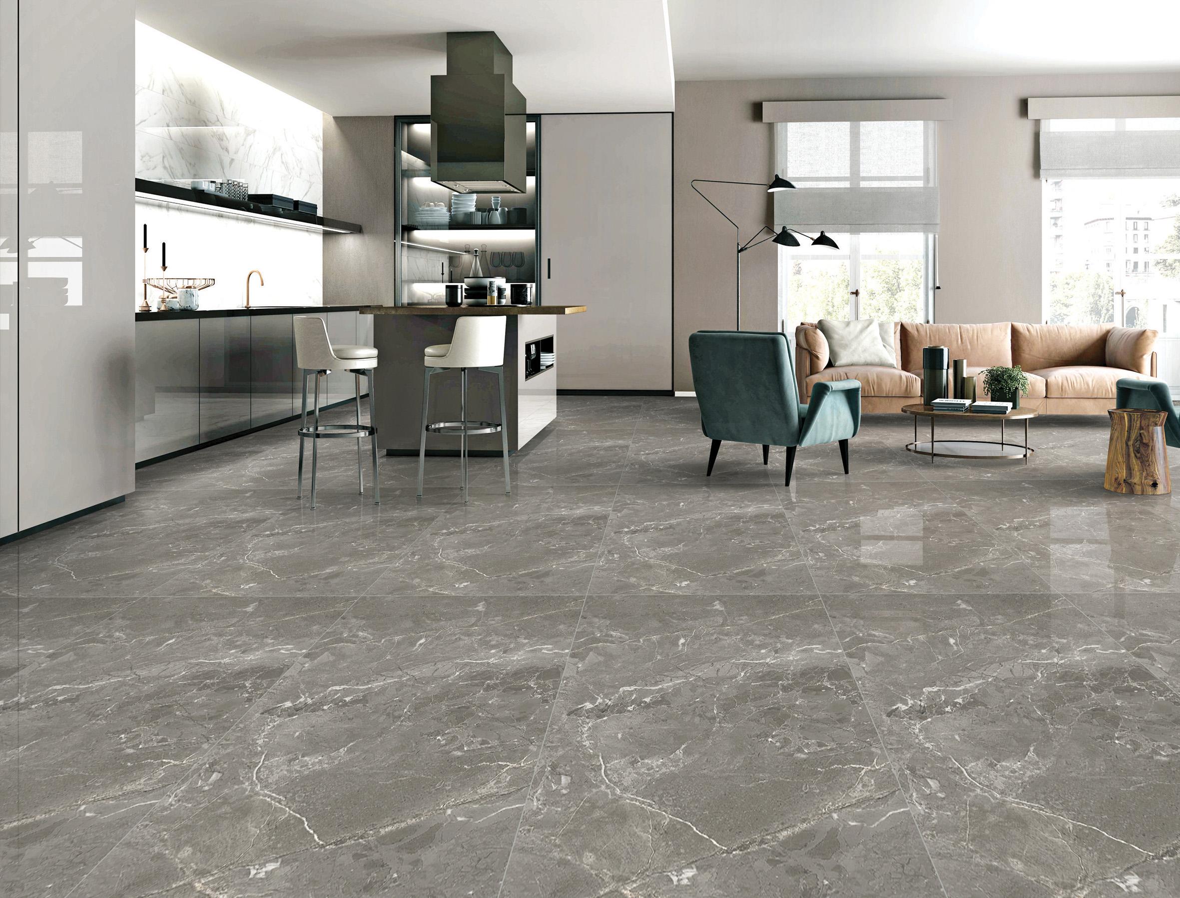 Керамогранит Laparet Romano Grey серый 60x60 см