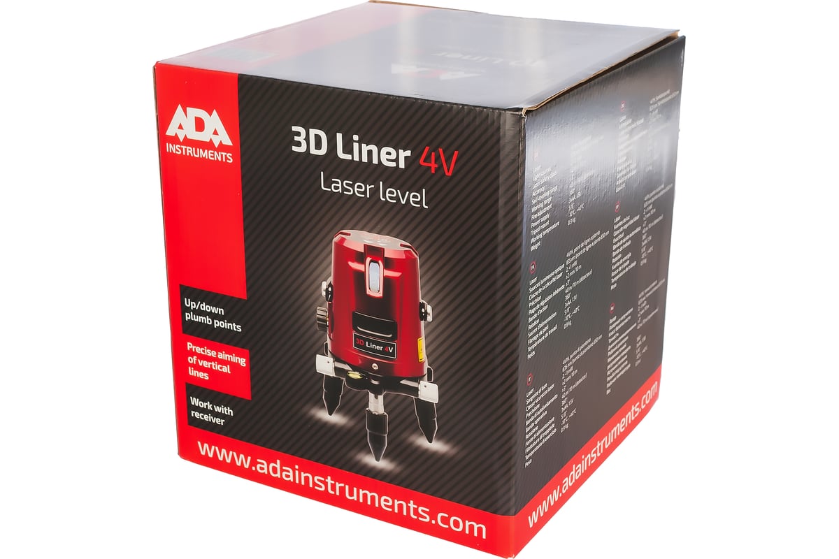 Лазерный уровень ADA 3D Liner 4V А00133