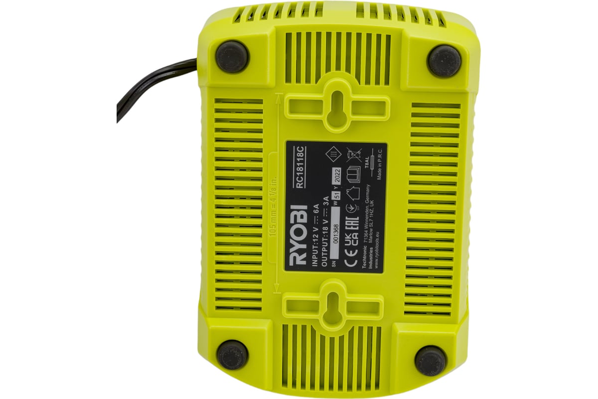 Зарядное устройство Ryobi ONE+ RC18118C 5133002893