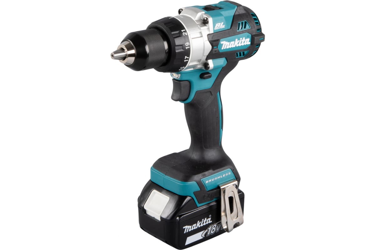 Аккумуляторная дрель-шуруповерт Makita LXT BL DDF486RT