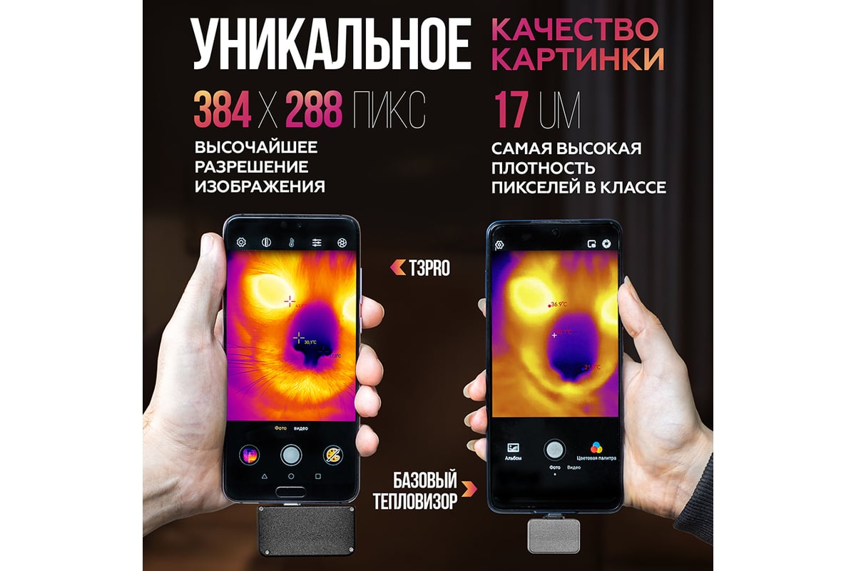 Тепловизор для смартфона InfiRay Xinfrared T3 PRO kit fb0184 9546