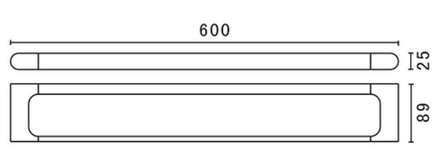 Полотенцедержатель Art&Max Platino AM-E-3924-MB черный матовый