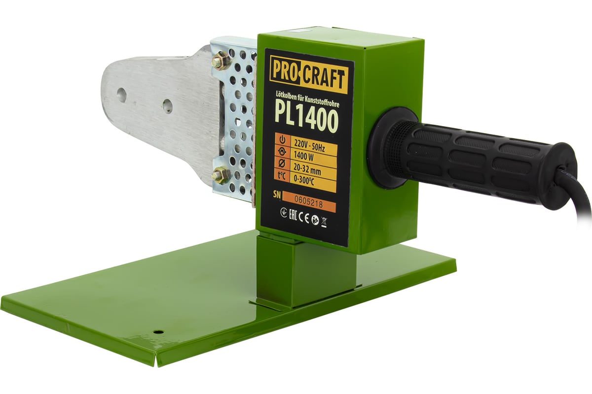 Паяльник для пластиковых труб PROCRAFT PL1400