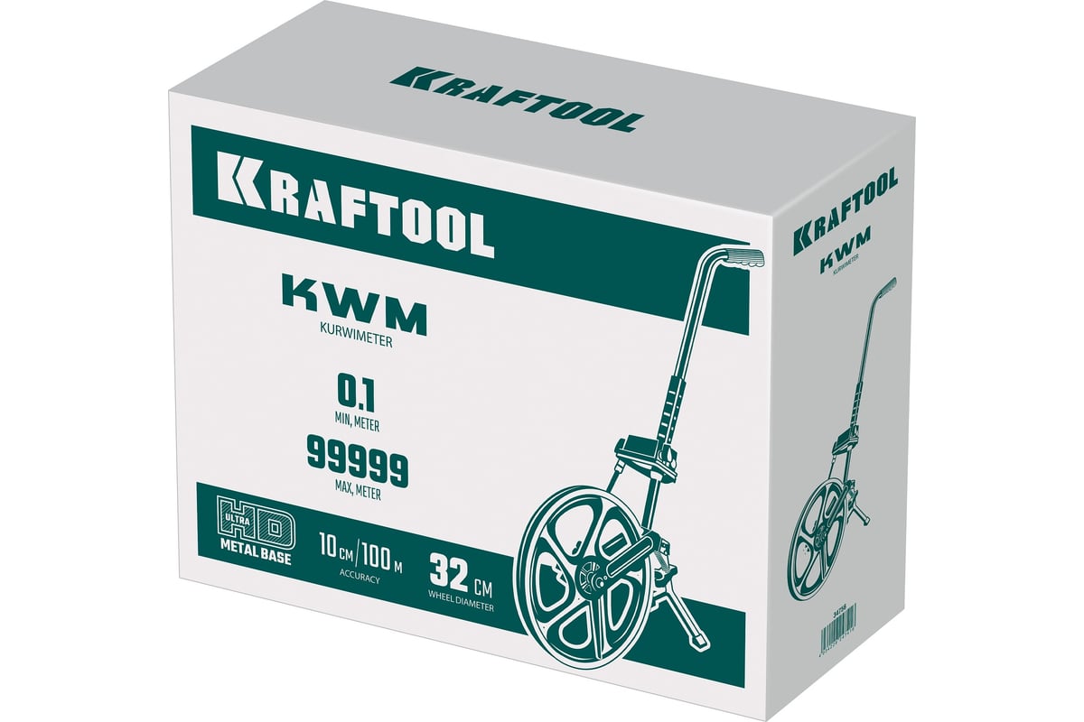 Измерительное колесо Kraftool 99999 м 34756