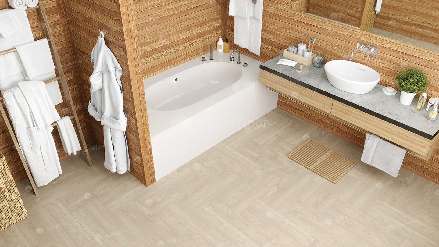 SPC ламинат Alpine Floor Parquet LVT Дуб Адара 590x118x2,5 мм, ECO 16-14