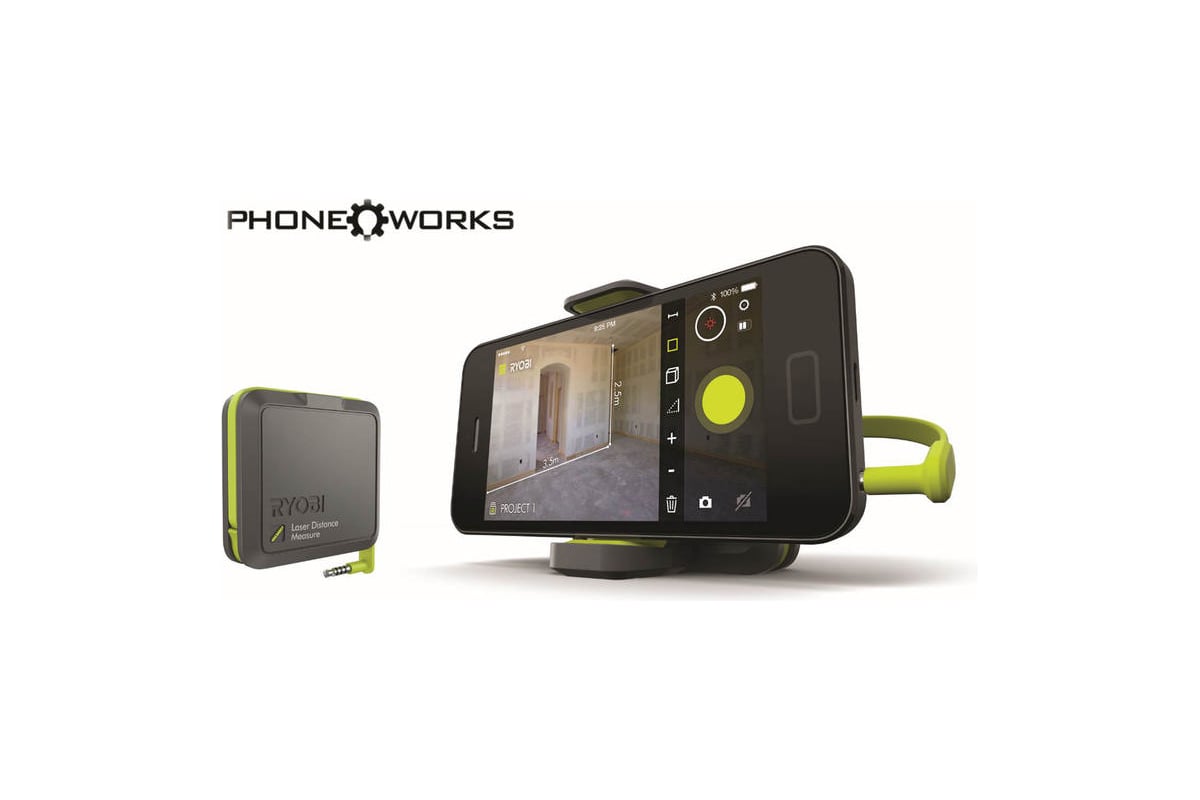 Лазерный дальномер Ryobi PHONEWORKS RPW-1000 5133002373