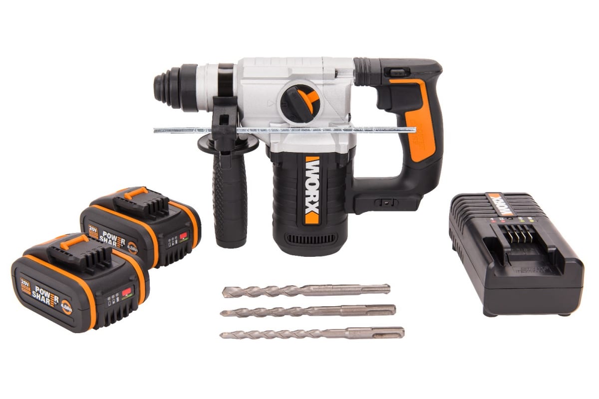 Аккумуляторный перфоратор Worx WX392