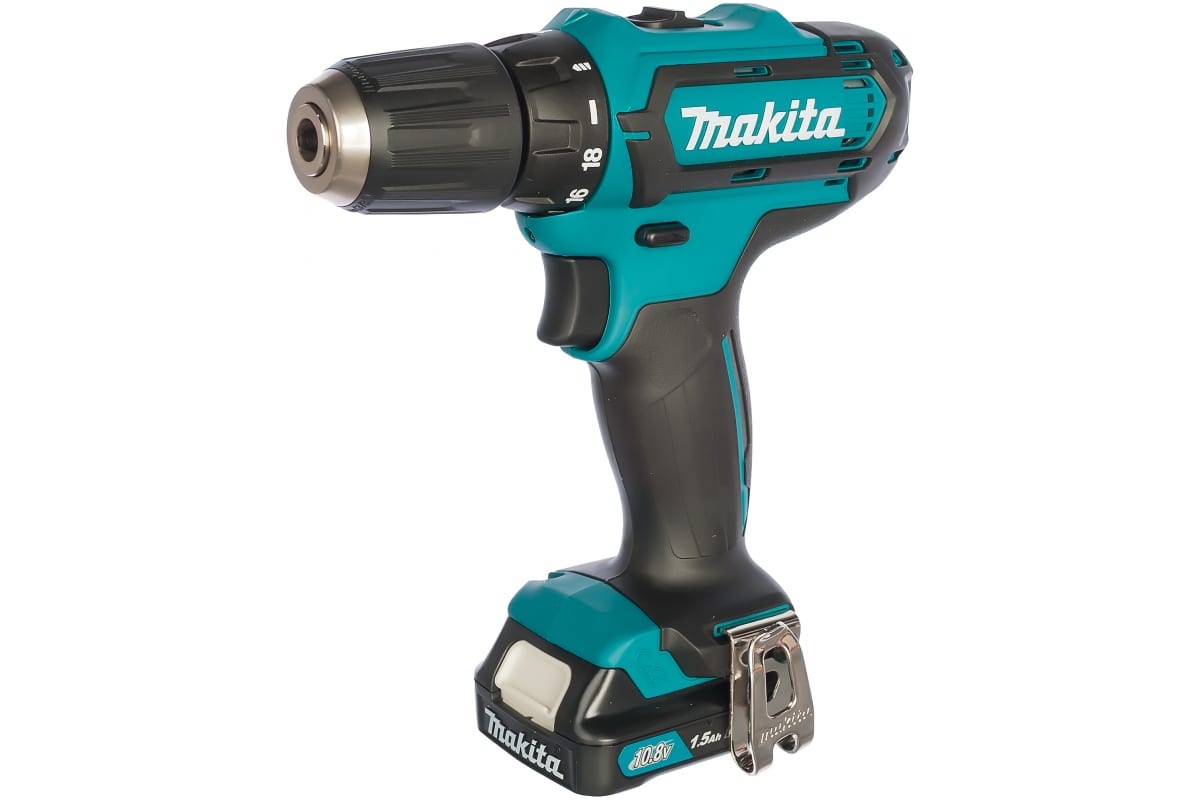 Аккумуляторная дрель-шуруповерт Makita CXT DF331DWYE