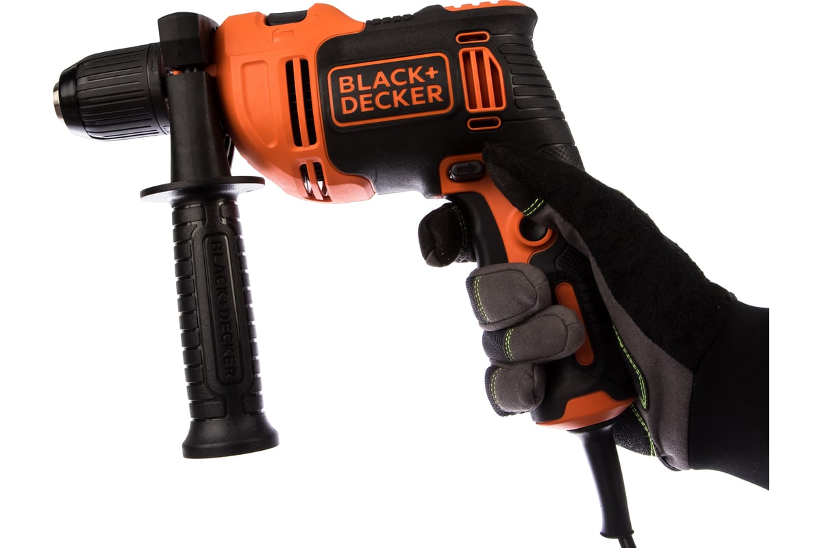 Электронная ударная дрель Black&Decker Omega BEH710