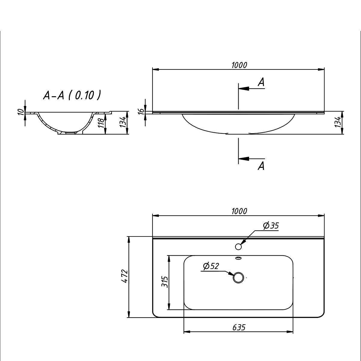 Мебель для ванной Vincea Paola 100 см V.Oak