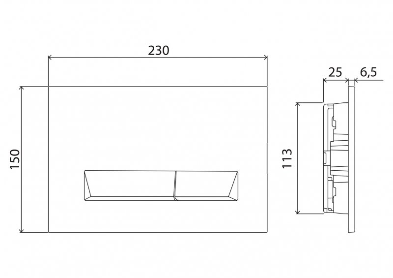 Инсталляция для унитаза BelBagno BB002-80/BB009-MR-BIANCO с кнопкой, белый