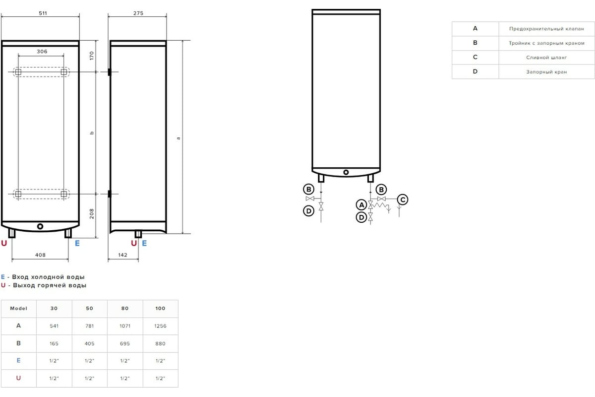 Водонагреватель Ariston VELIS TECH R ABS 303700711