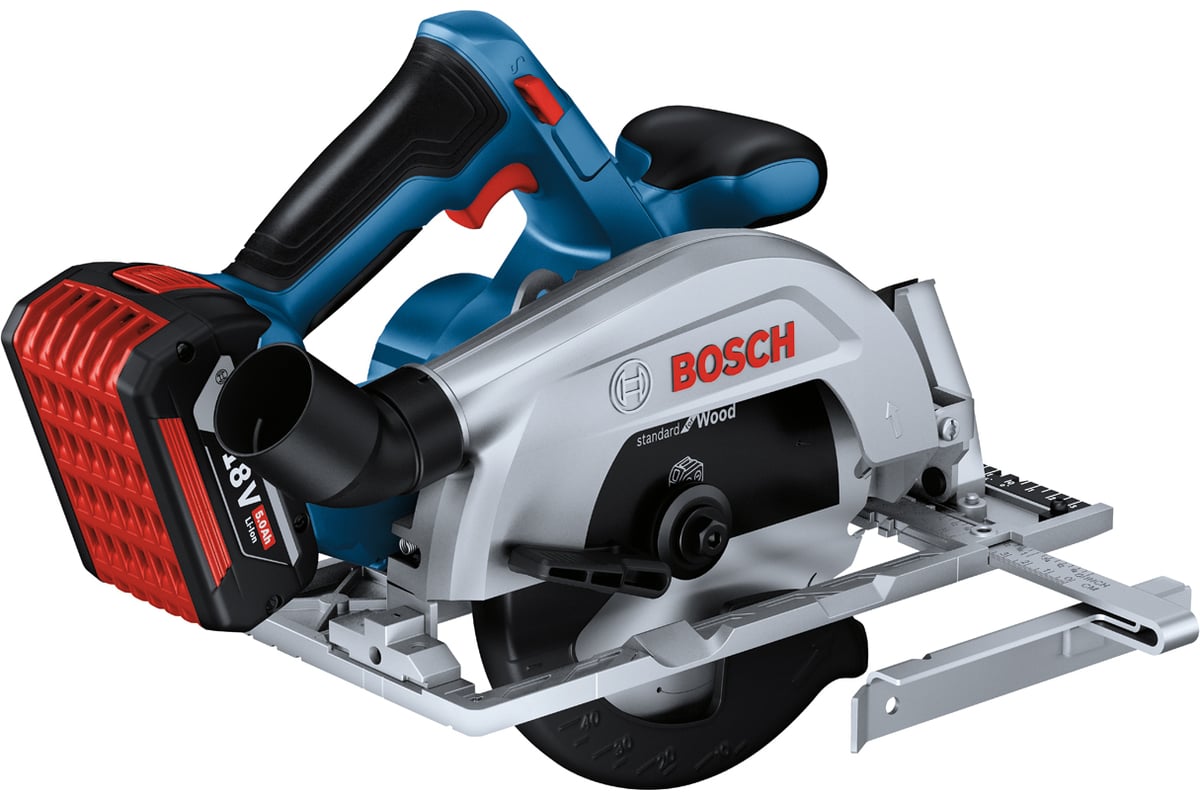 Аккумуляторная циркулярная пила Bosch GKS 185-LI (1 Ак.Б) 06016C1223