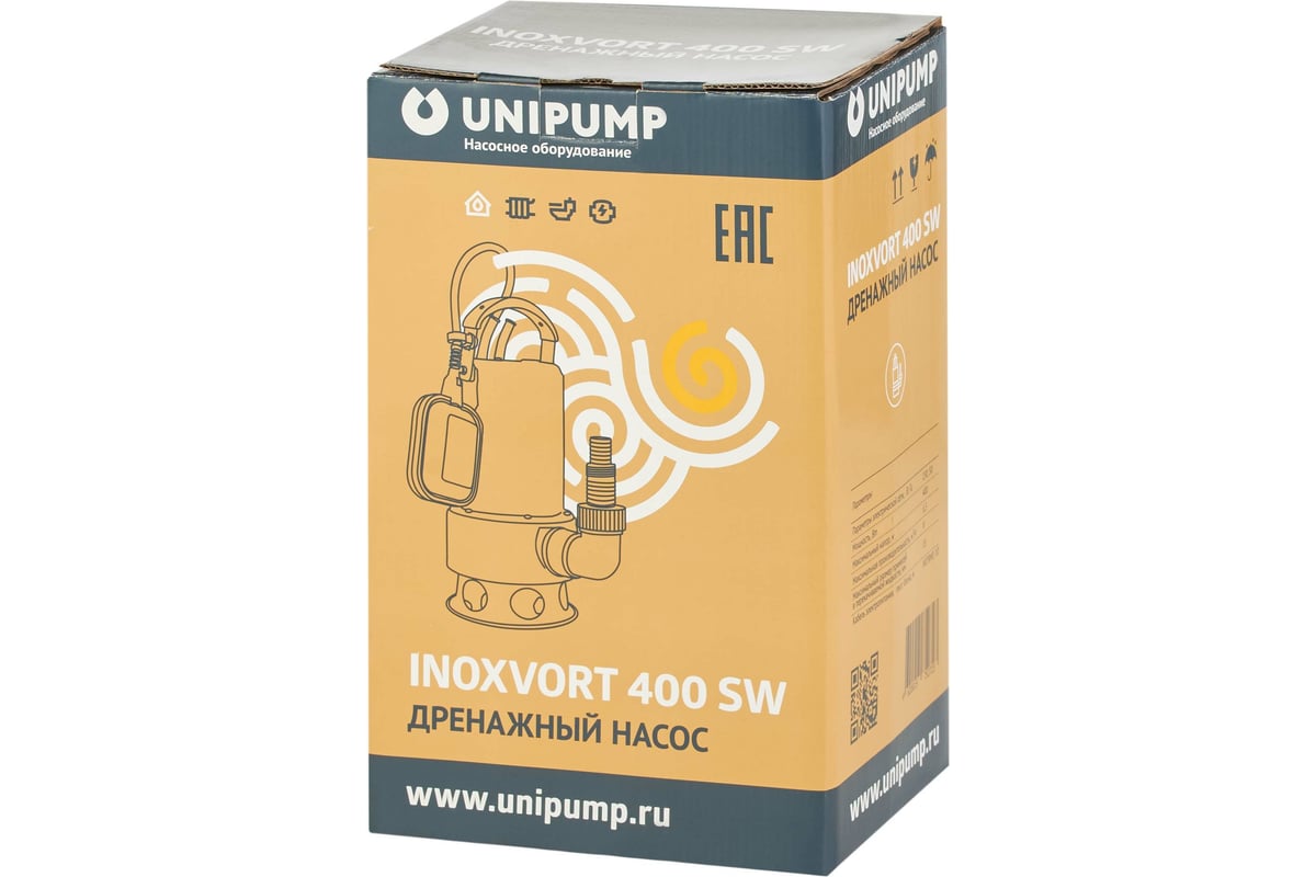 Дренажный насос UNIPUMP INOXVORT 400 SW 78684