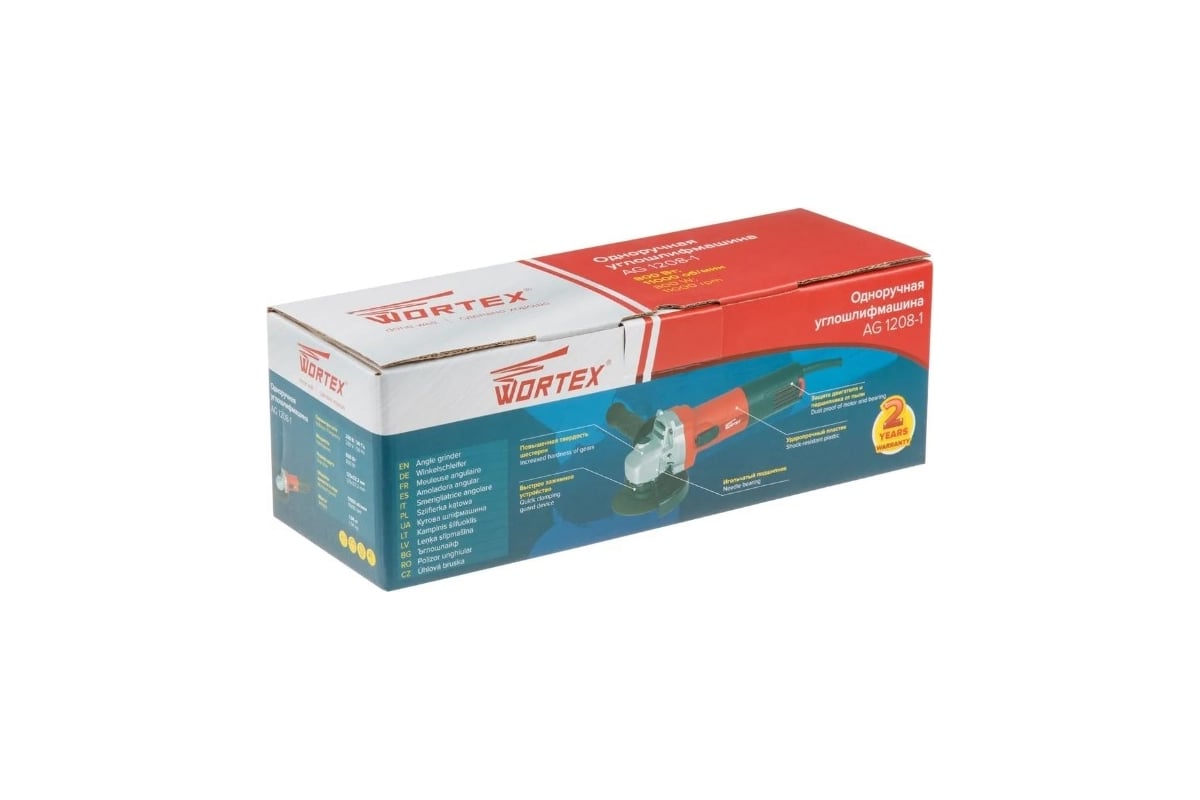 Угловая шлифмашина Wortex AG 1208-1 AG1208100019