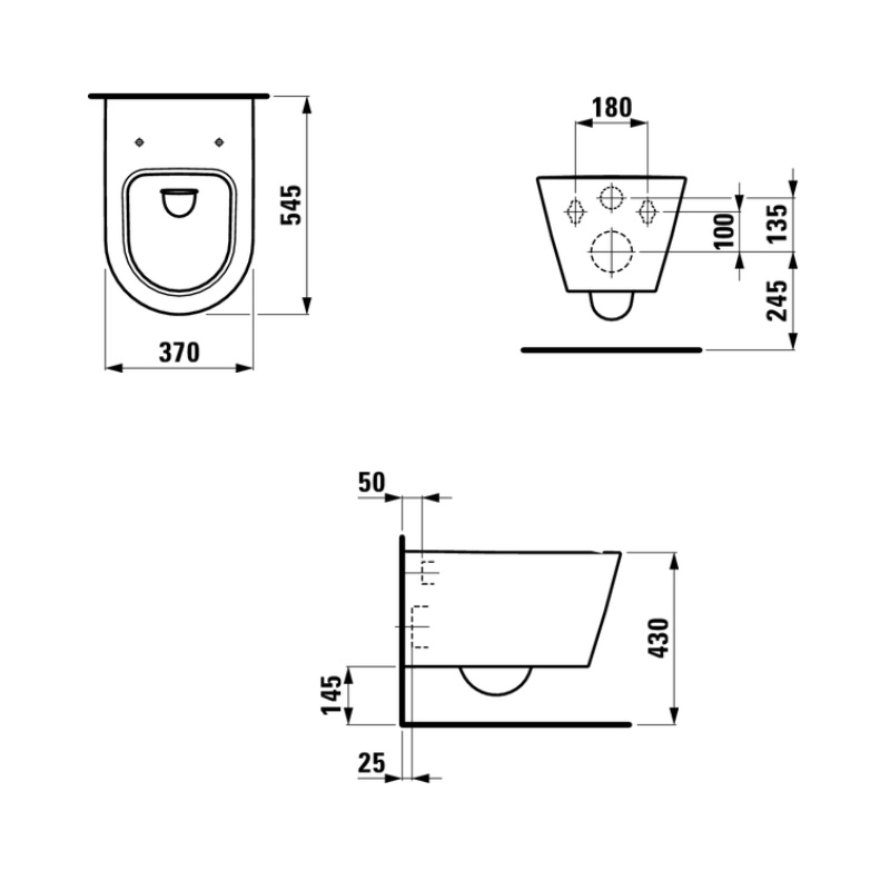 Подвесной унитаз Laufen Kartell 8.2033.1.000.000.1