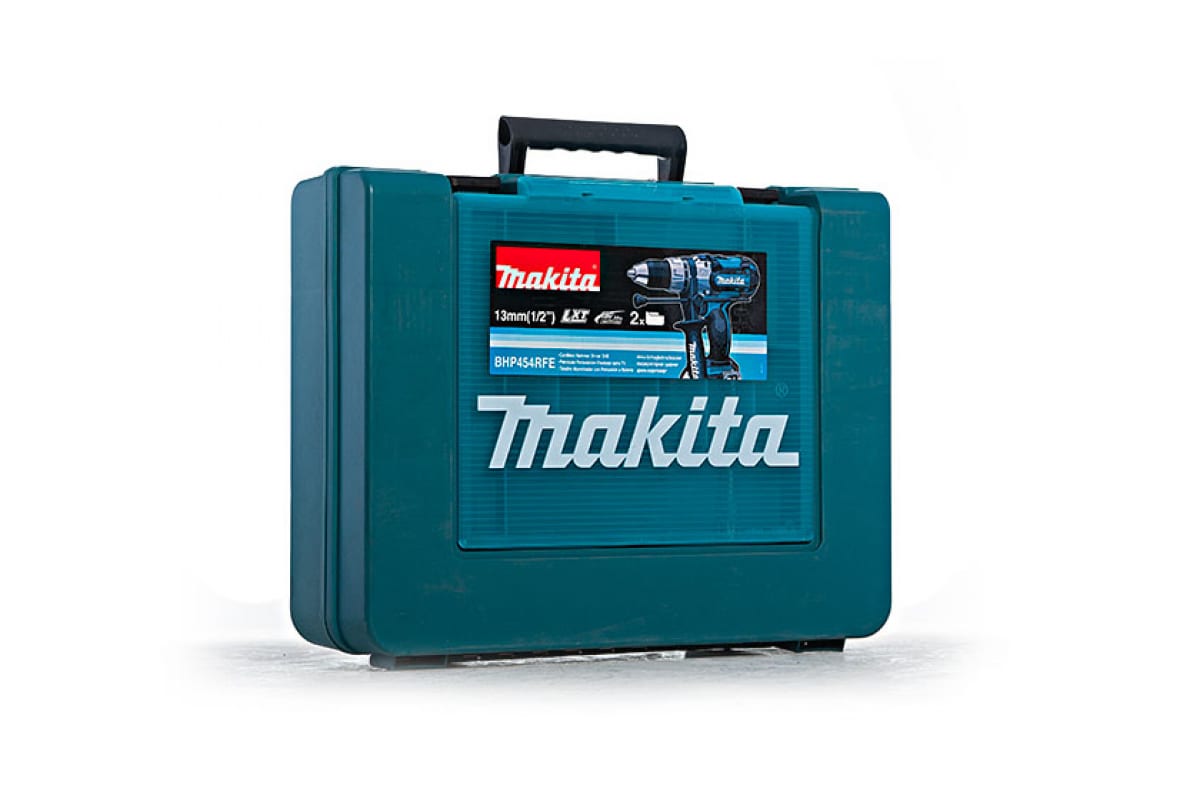 Аккумуляторная ударная дрель Makita BHP 454 RFE