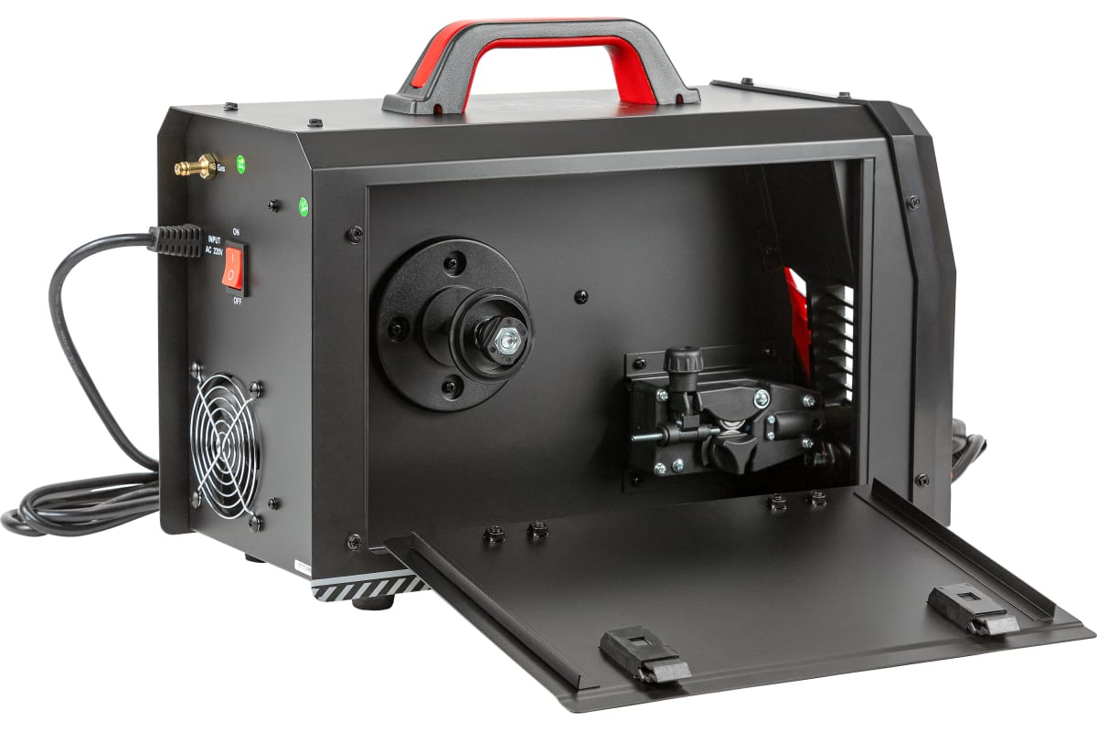 Сварочный полуавтомат P.I.T. 165А, ПВ-60, MMA 1.6-4 мм, 4.8 кВт, MIG 0.8-1.0 мм PMIG165-C1