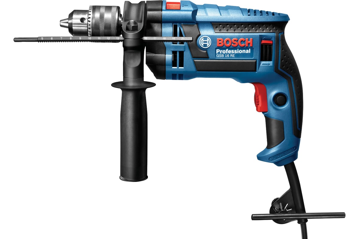 Ударная дрель Bosch gsb 1600 re 06012181R0