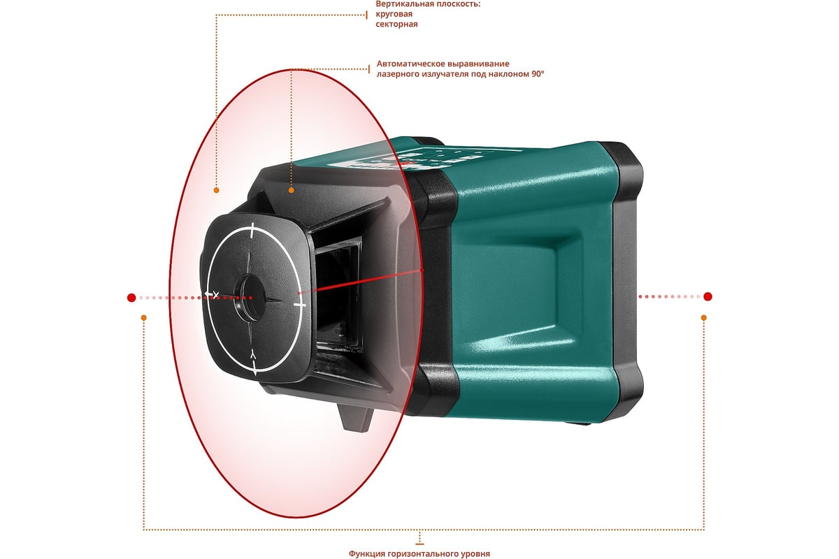 Ротационный лазерный нивелир Kraftool RL600 600 м, IP65 34600