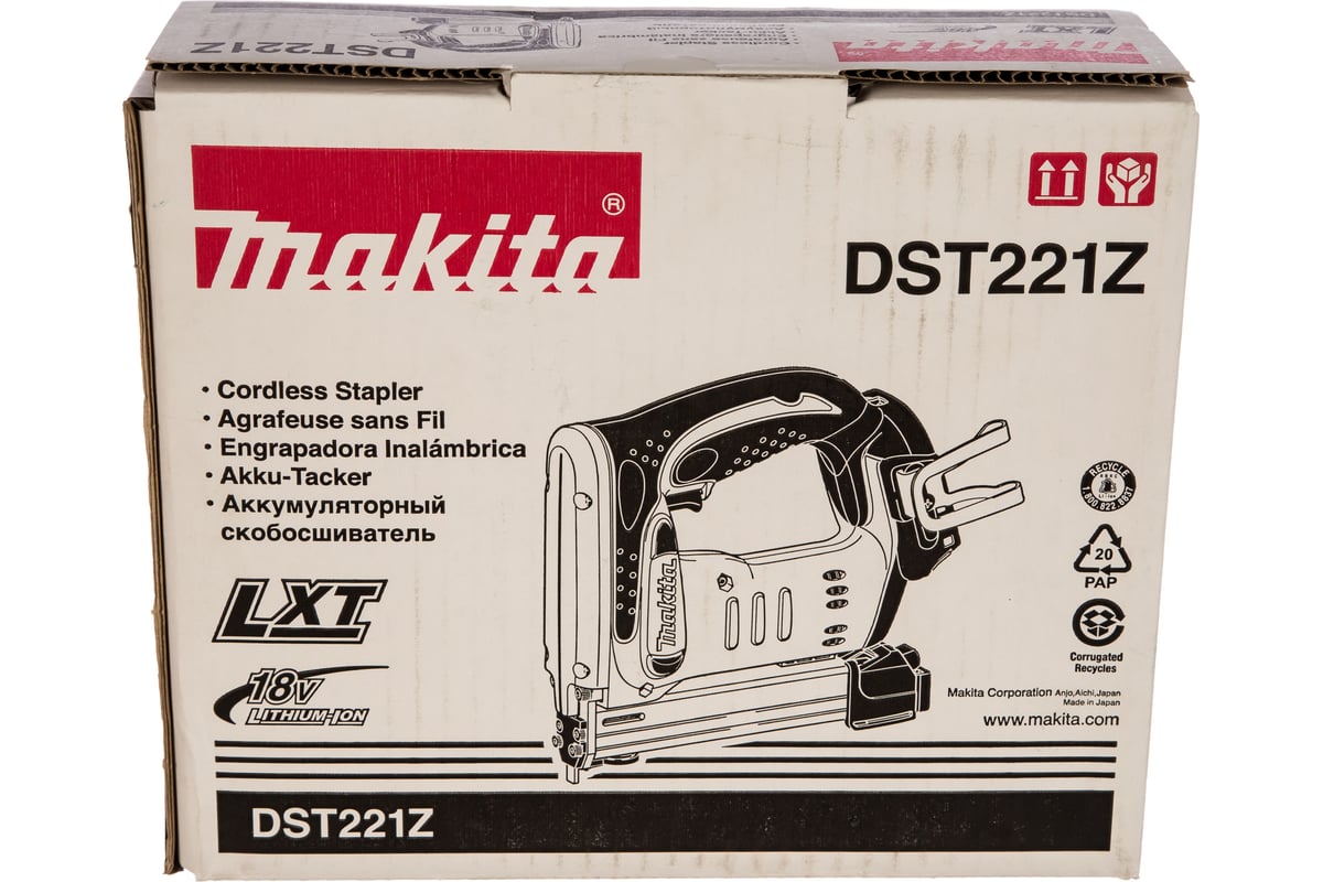 Скобозабиватель Makita LXT DST221Z