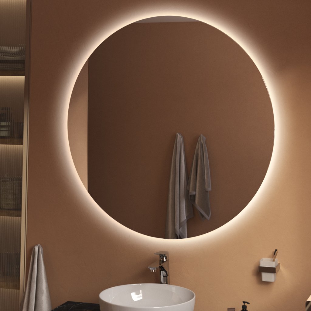 Зеркало BelBagno SPC-INT-900-LED 90x90 см с подсветкой