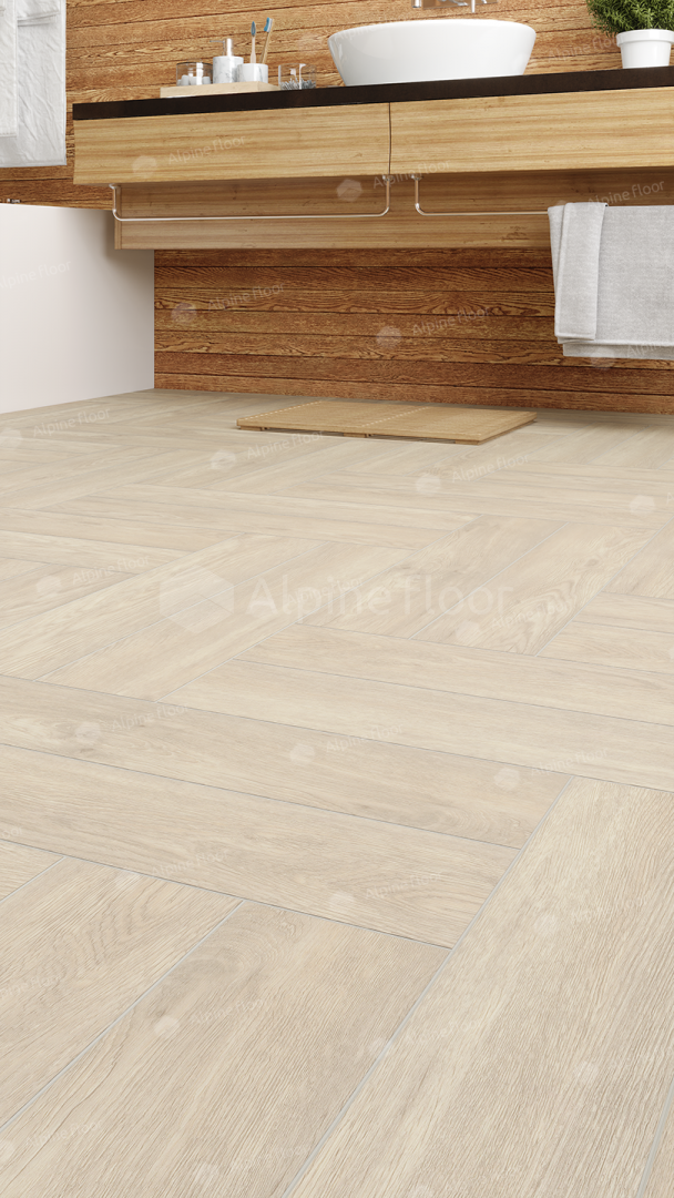 SPC ламинат Alpine Floor Parquet LVT Дуб Адара 590x118x2,5 мм, ECO 16-14