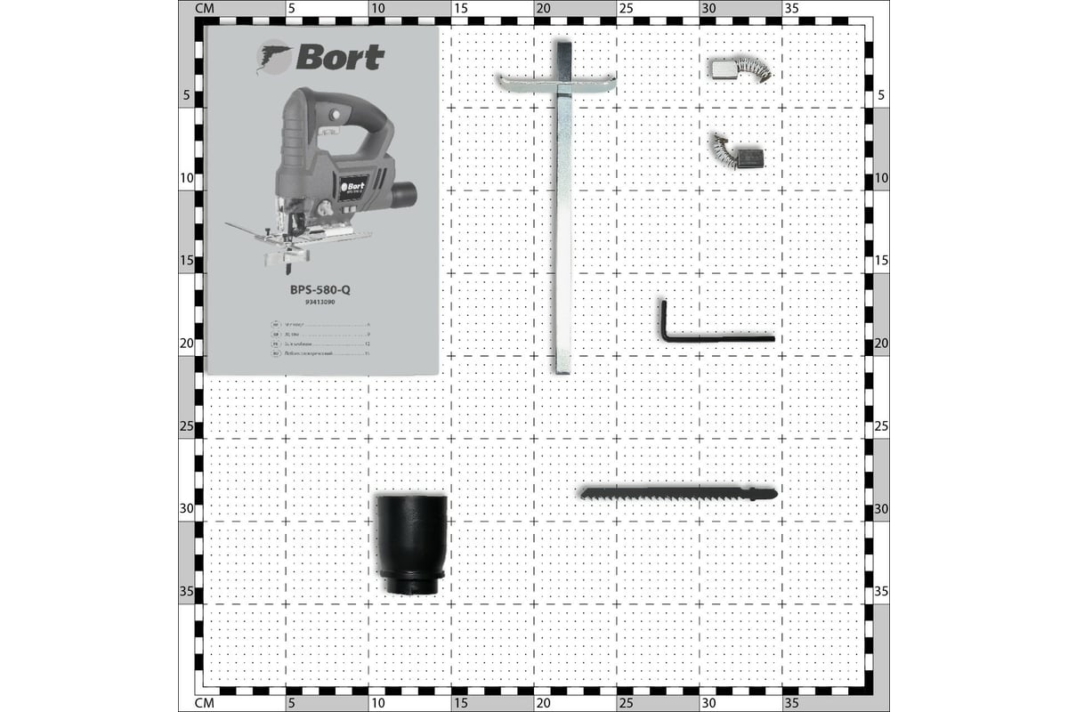 Электрический лобзик Bort BPS-580-Q 93413090