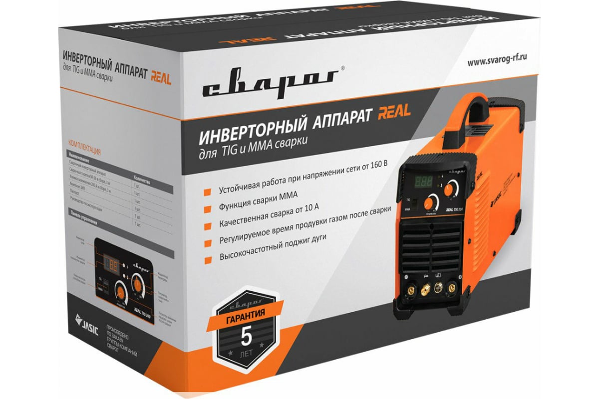 Сварочный инвертор Сварог REAL TIG 200 W223 93556