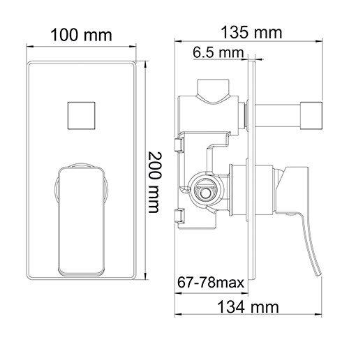 Душевой набор WasserKRAFT A16067WHITE белый