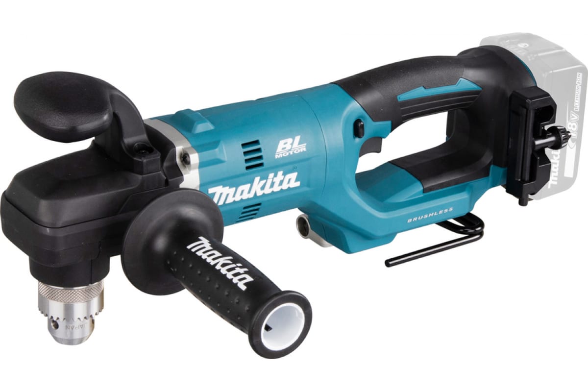 Аккумуляторная угловая дрель Makita DDA450ZK