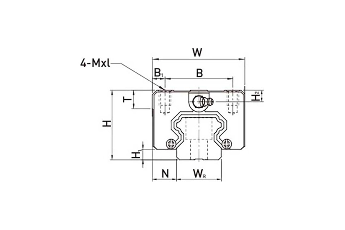 Каретка ISKRA HGL25CAZAH