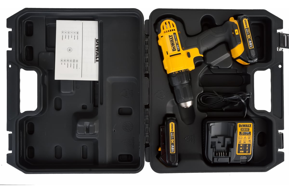 Аккумуляторная дрель-шуруповерт DeWalt DCD 771 C2