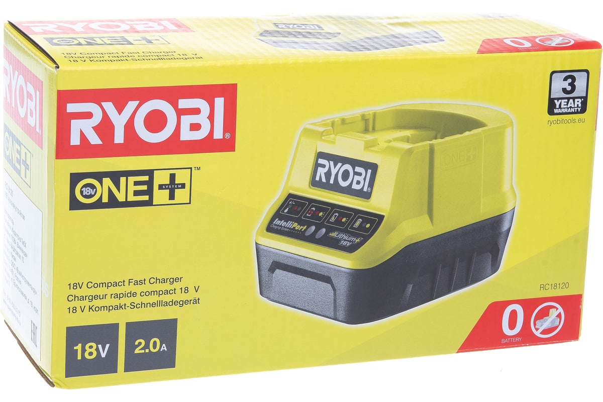 Зарядное устройство ONE+ Ryobi RC18120 5133002891