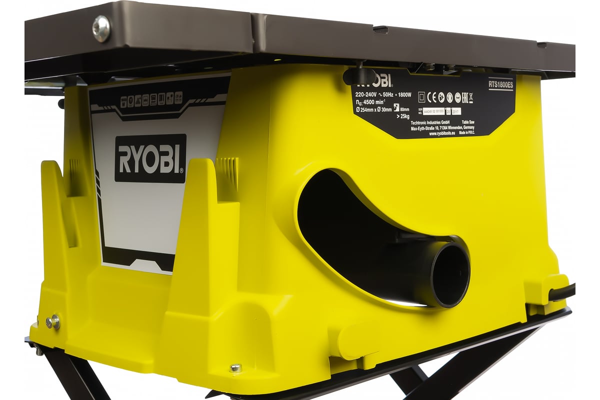 Распиловочный станок со станиной Ryobi RTS1800ES-G 5133002023