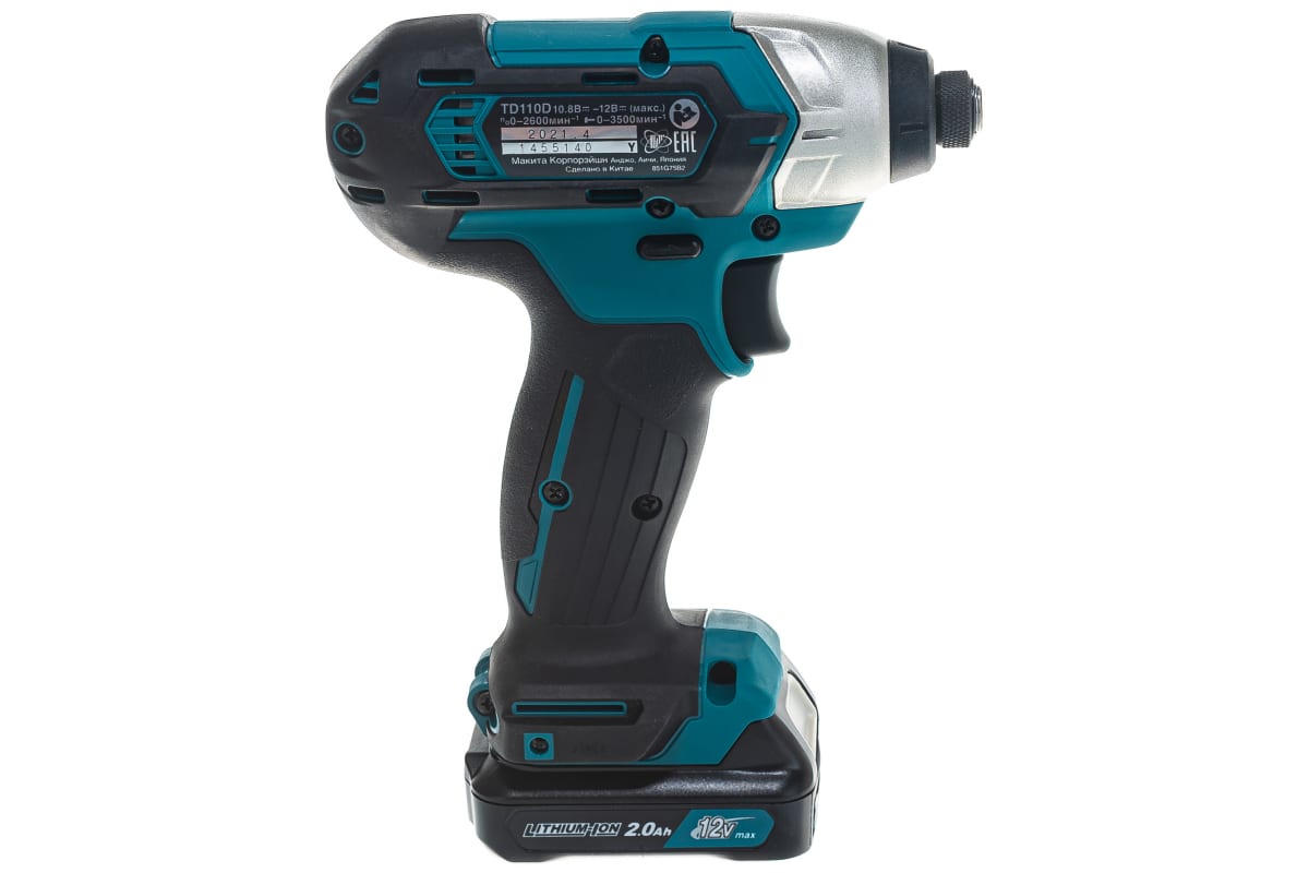 Аккумуляторный шуруповерт Makita TD110DWAE