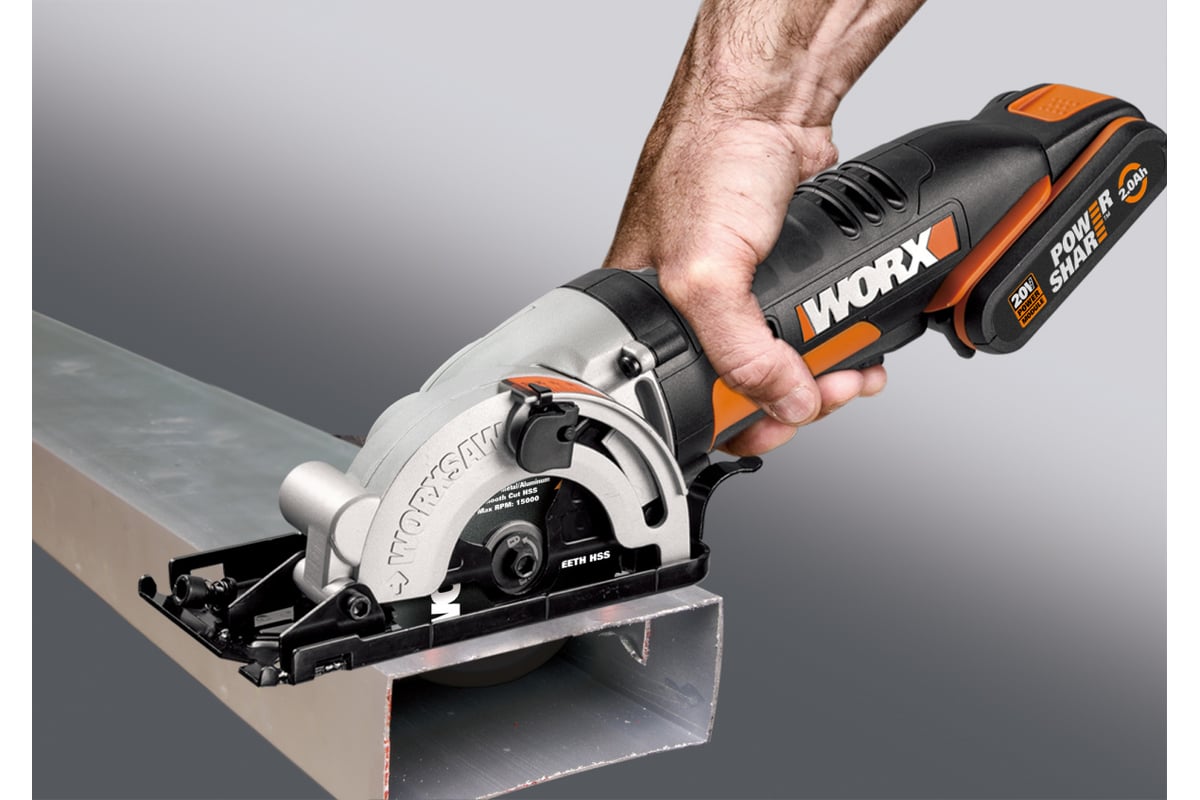 Дисковая аккумуляторная пила Worx SAW WX527