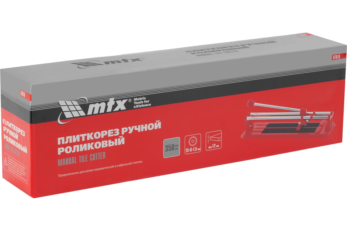 Плиткорез 350х12 мм MTX 87616