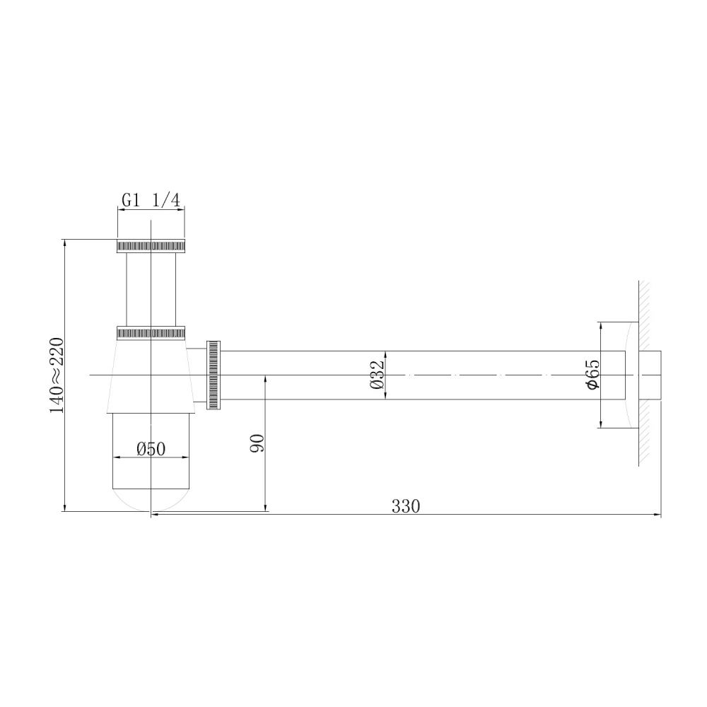 Сифон для раковины Abber AF0032NG никель