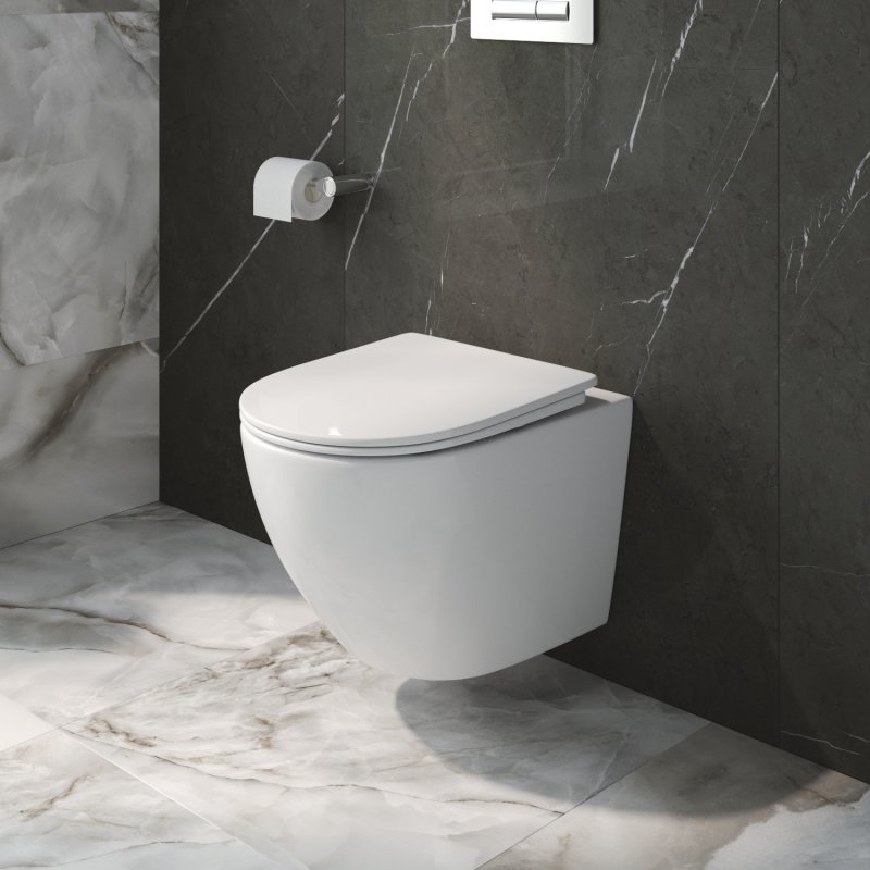 Подвесной унитаз BelBagno Uno-Tor BB5177CH-TOR/SC/BB026/BB082BL комплект 3 в 1