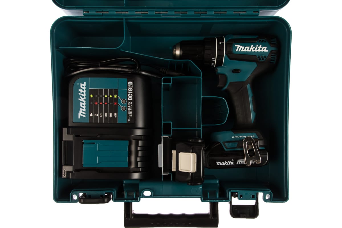 Аккумуляторная дрель-шуруповерт Makita DHP485SYE