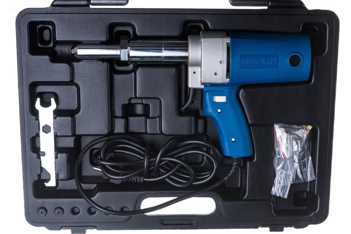 Электрический заклепочник Absolut (SKytools) в кейсе SK1005BOX